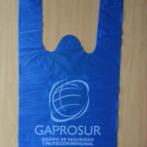 Shirt biodegradable plastic bag